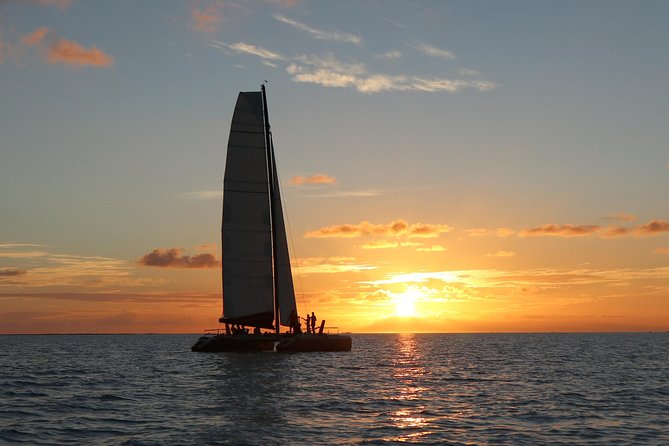 LUXURY PRIVATE Catamaran Bora Bora : The Sunset Escape - Relaxing on the Mats Instead of Chasing a Schedule