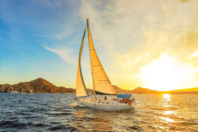Luxury Sailboat Tour at Sunset in Los Cabos + Snacks + Premium Drinks - The Arch, sea lions, and Cabo’s best evening view
