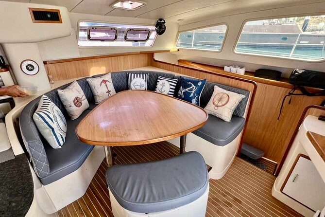 Luxury Sailing catamaran charter in Cabo San Lucas all inclusive - Pelican Rock, Balconcito Beach, and the bay