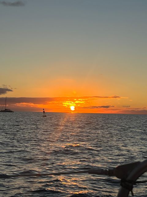 Maalaea Harbor: Sunset Sail on a Charming Hawaiin Catamaran - Whale Watching From December Through April