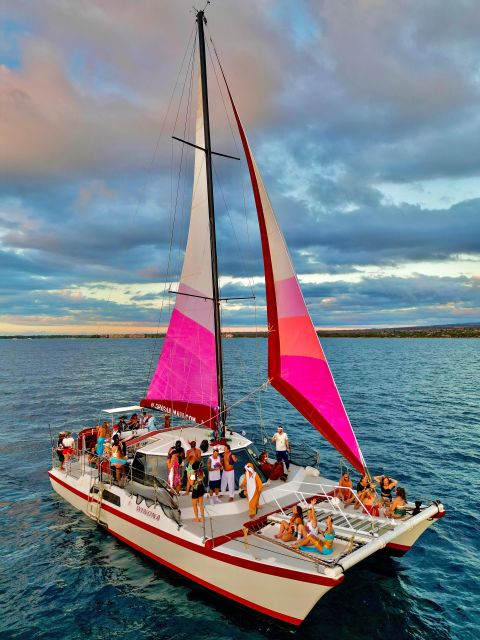 Maalaea Harbor: Sunset Sail on a Charming Hawaiin Catamaran - Hawaiian Pupu and the Floating Tiki Bar