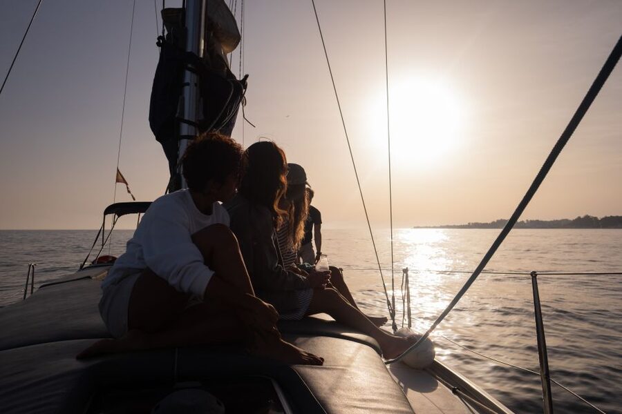 Marbella: Sailing & Dolphin Watching with Snacks and Drinks - Searching for dolphins in open water