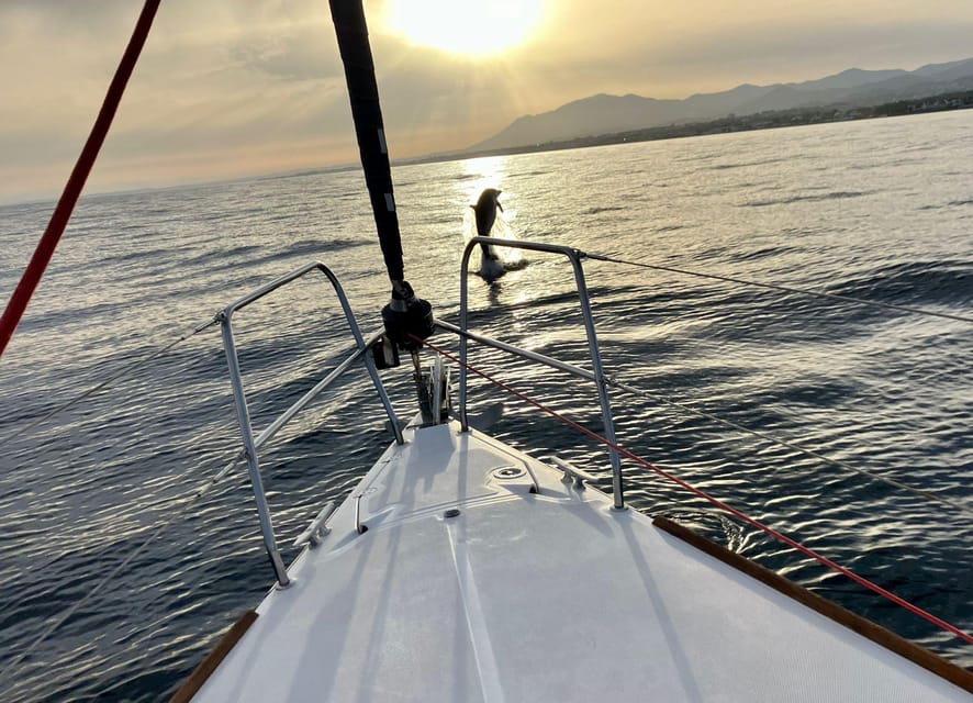 Marbella: sunset sailboat trip Drinks-Snacks,2 hour - Key details at a glance