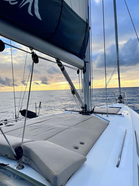 Maspalomas Sunset Sailing Experience - The Faro of Maspalomas from offshore