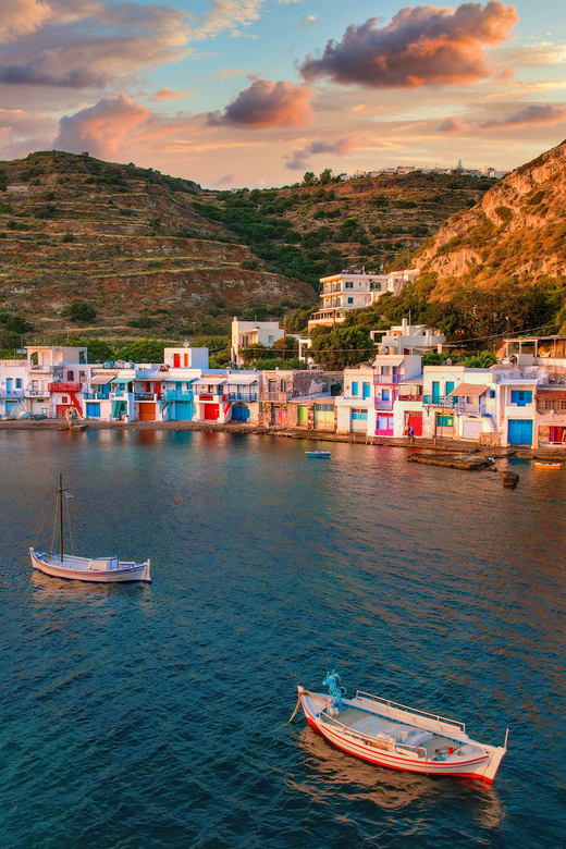 Milos: Full-Day Kleftiko Poliegos Sailboat Tour with Lunch - Sykia Cave from the sea