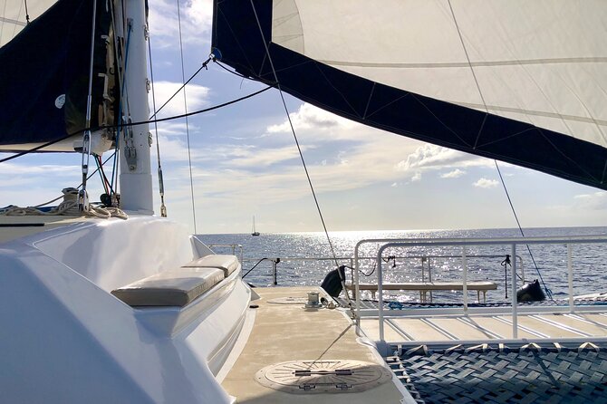 Moana’s Swim’n’Sail Cocktail Cruise Along the Waikiki Coast - Sailing from Waikiki toward Diamond Head