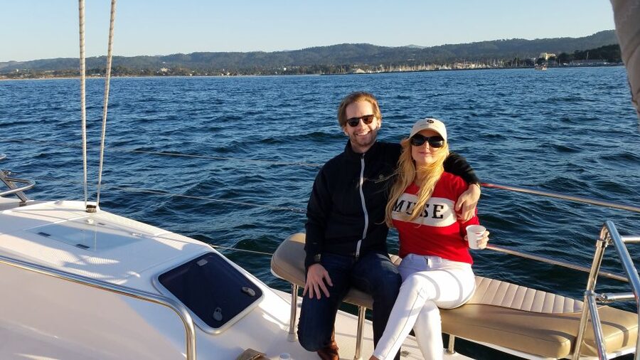 Monterey: Catamaran Sailing Cruise - An hour of quiet sailing on the Pacific
