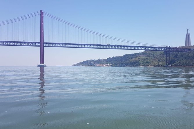 Morning Sailing Tour in Tagus River from Lisbon - Christ the King and the broad river view