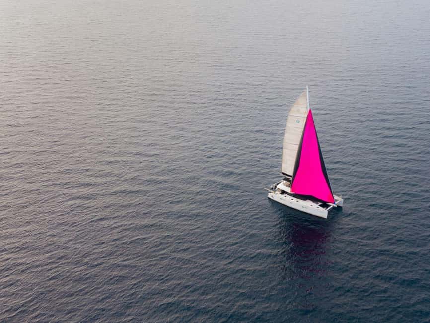 Mykonos Cruise: Prosecco, BBQ, Sailing Demo & Delos Stop - Learning to sail instead of only watching