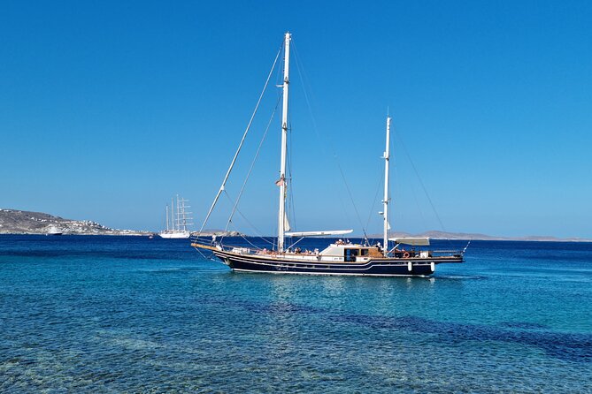 Mykonos Sail Cruise to Rhenia, Guided Tour of Delos, Lunch&Drinks - Lunch, wine, and life aboard