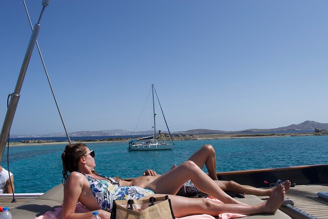 Mykonos Sail Cruise to Rhenia, Guided Tour of Delos, Lunch&Drinks - What the $145 price really covers