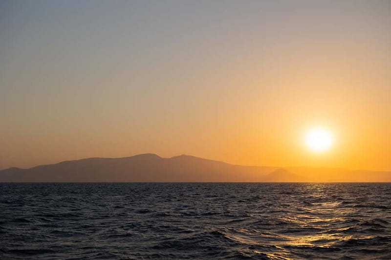 Naxos: Private Sunset Sailing Cruise on a 51-Foot Monohull - Setting out from Naxos on RIA1