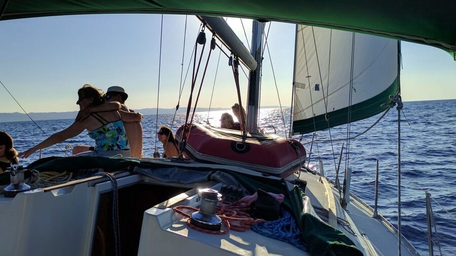 Neos Marmaras: Sunset West Sithonia Islets Sailboat Tour - What the $57 price really buys