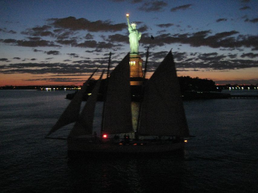 New York City Lights Schooner Sail - Leaving the docks and passing Battery Park