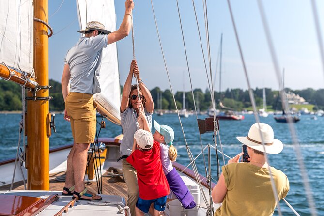 Newport Afternoon Sightseeing Sail on Classic Sailboat - Setting sail from Bowen’s Wharf