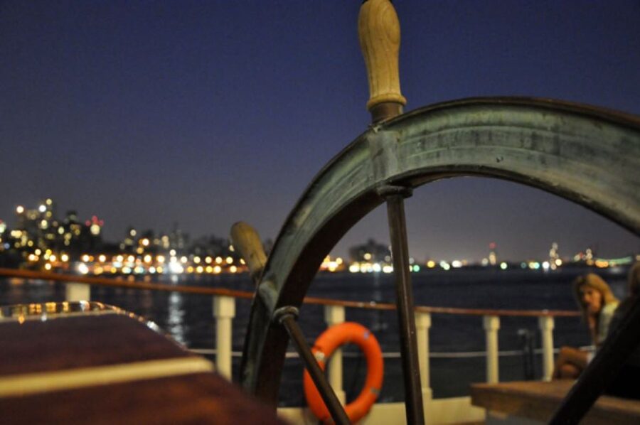 NYC: Statue of Liberty Day Sail with Onboard Bar - Ellis Island from the harbor