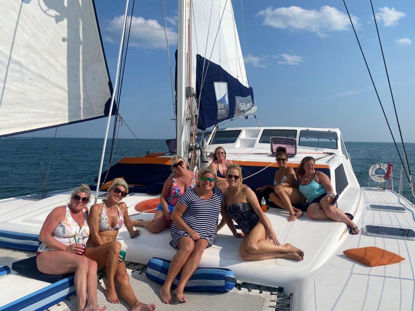 Ocean City: Sailing Catamaran Cruise with Crew - Dolphins near the bow and other natural moments