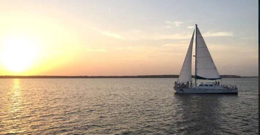 Orange Beach: Sunset Sailing Cruise Aboard The Cetacean - What You See Between Orange Beach and Perdido Key