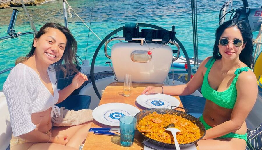 Palma: Private Sailing Boat Excursion with Optional Paella - The first 45 minutes across Palma Bay