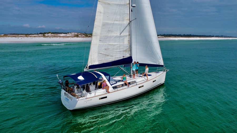 Panama City Beach: Sunset Sail on the Daydreams Sailboat - Setting sail from Bluegreen Bayside Resort