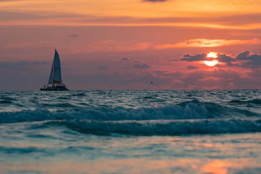 Panama City Beach: Sunset Sail on the Privateer Catamaran - Two hours toward Shell Island