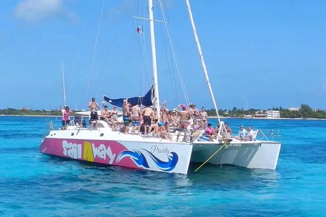 Party On Sailing Cruise to Isla Mujeres from Cancun - Snorkeling in the Caribbean