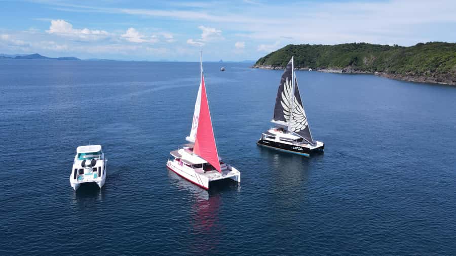 Phuket: Racha and Coral Island Sailing Day Trip by Miss.Red - A full island day from Phuket