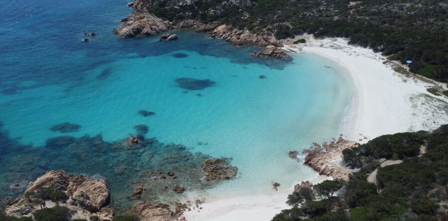 Poltu Quatu: La Maddalena Archipelago Sailboat full-day trip - Spargi: your first long swim stop