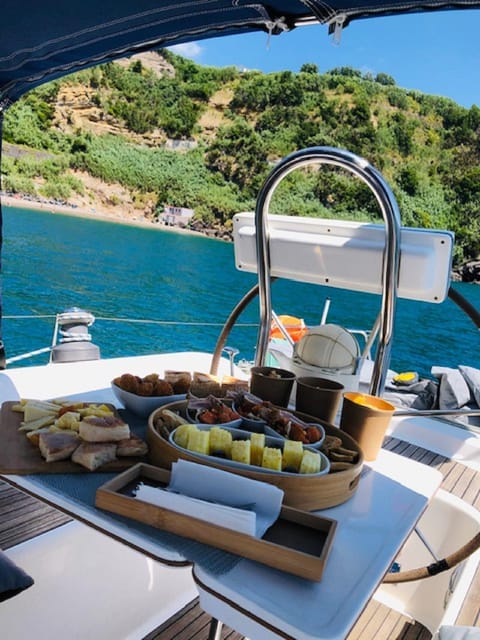 Ponta Delgada: Private Sailboat Cruise with Drinks & Snacks - Azorean Snacks and Drinks on Board