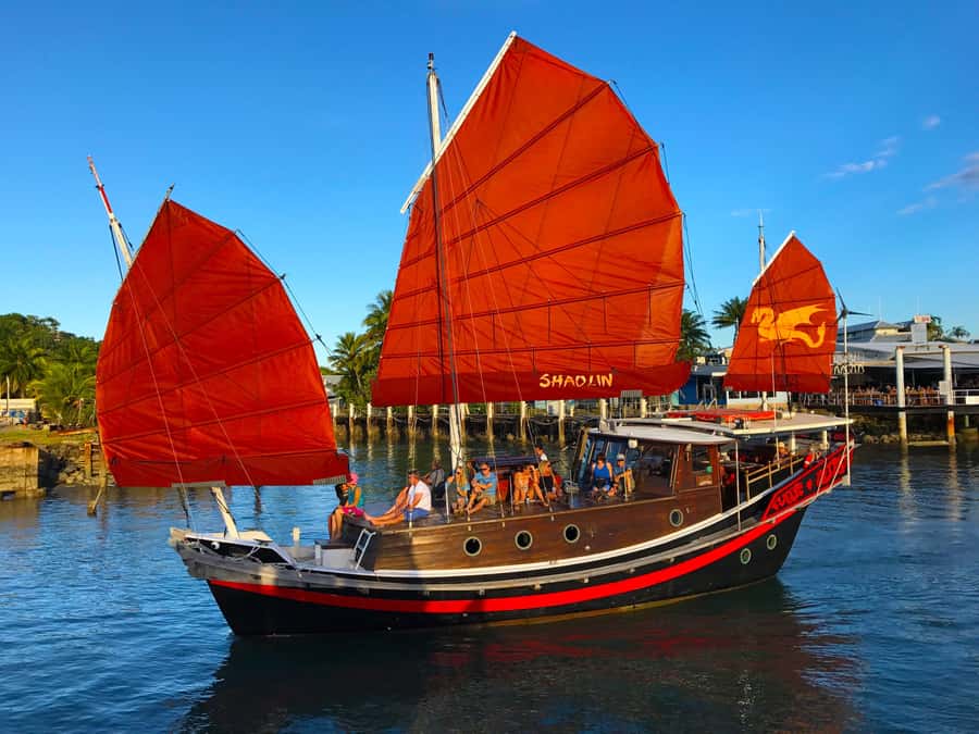Port Douglas: Shaolin Seafood Lunch Sail, with Fresh Prawns - Boarding Shaolin in Port Douglas