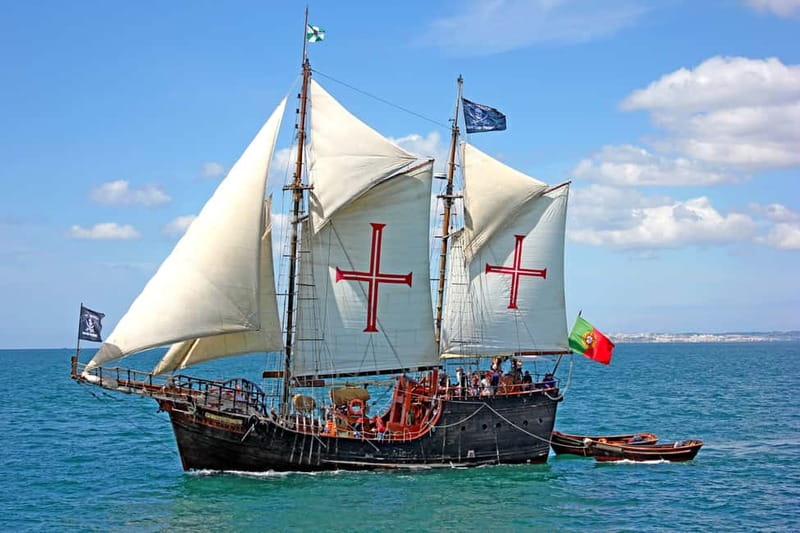 Portimão: Boat Trip by Sailing Boat to Lagos Cape Caves - Alvor and the river mouth from the water