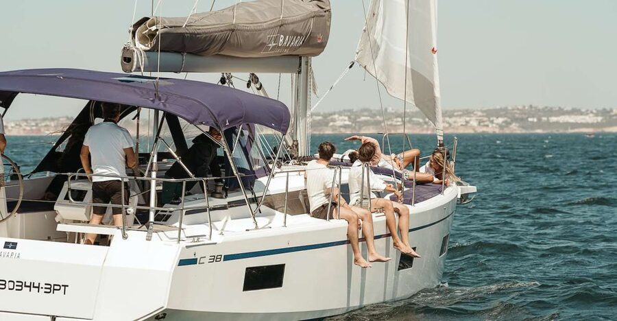 Portimao: Luxury Sail-Yacht Cruise with Sunset Option - The Algarve coast from the sea