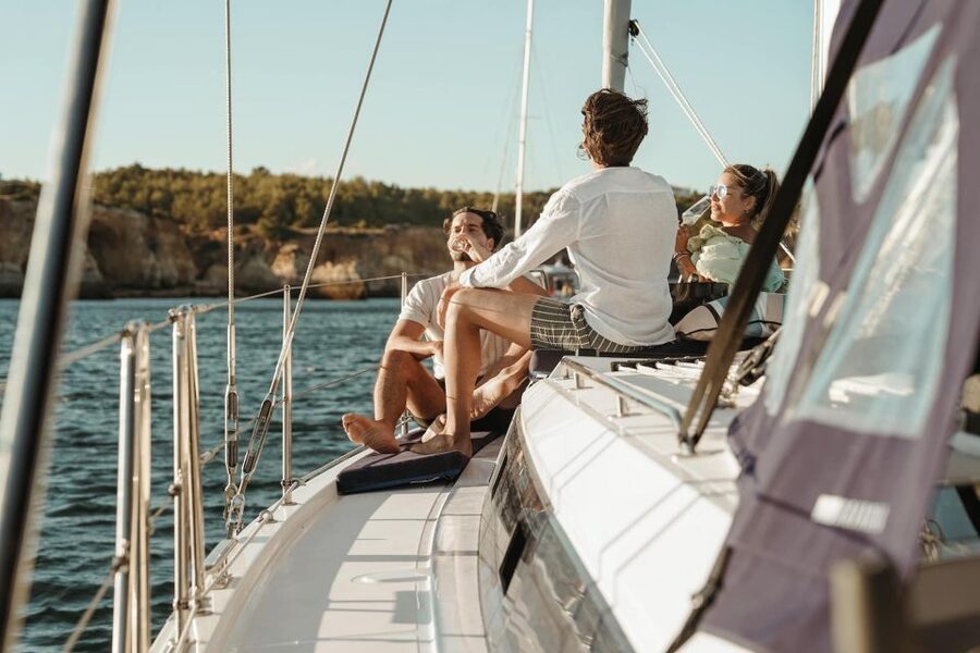 Portimao: Sunrise Luxury Sail-Yacht Cruise - Food, Drinks, and Yacht Rules