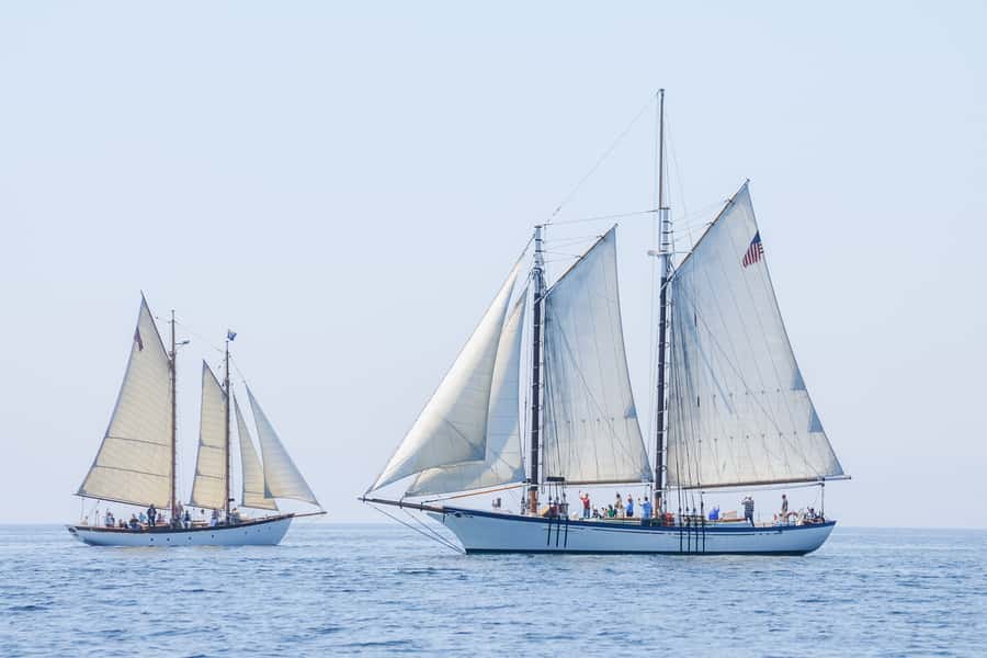 Portland: Schooner Tall Ship Cruise on Casco Bay - Leaving Maine State Pier for Casco Bay