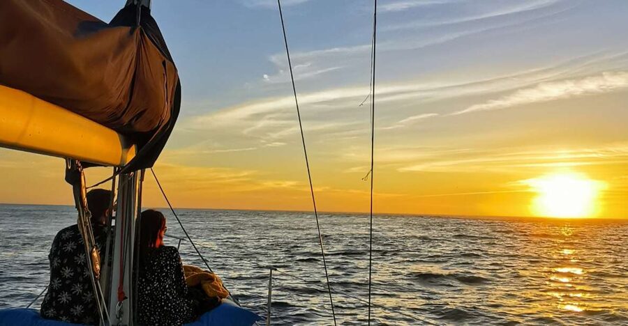 Porto: Charming Sailboat Cruise with Port Wine,Sunset Option - The Arrábida Bridge and the first Douro views