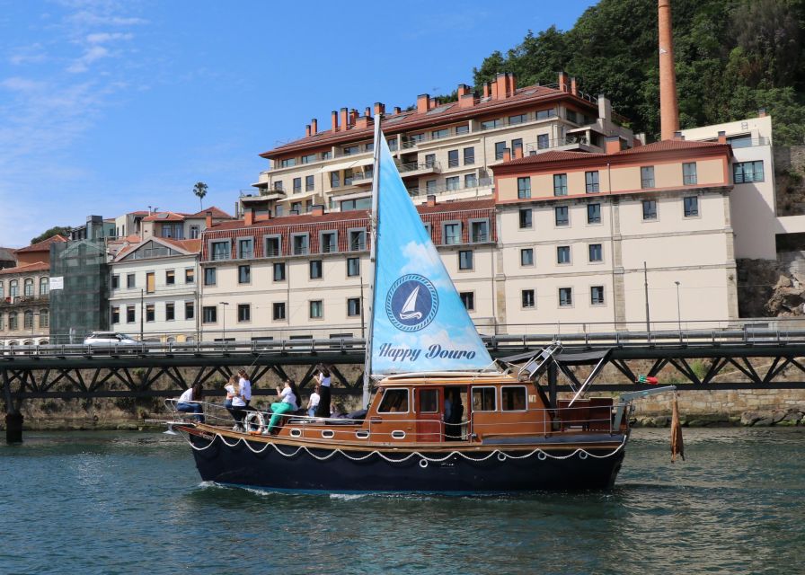 Porto: Classic Sailboat Cruise Along the Douro River - Passing beneath the Luis I Bridge