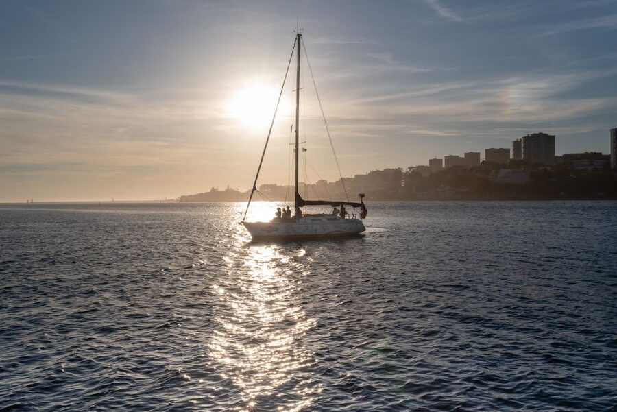 Porto: Romantic Sailboat Cruise - Jardins do Palácio de Cristal from below
