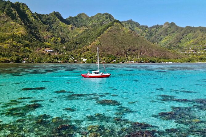 PRIVATE Half Day Tour : Moorea Snorkeling & Sailing on a Catamaran named Taboo - Moorea snorkeling from a boat made for your group