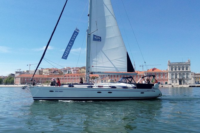 Private Lisbon Sailing Cruise on Sailing Yacht - Belém Tower and the Discoveries Monument from the river