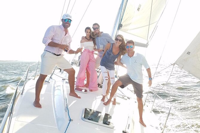 Private Morning Sail/ Dolphin Tour on 50ft Fate, BYOB or Catering - The Ravenel Bridge from the harbor