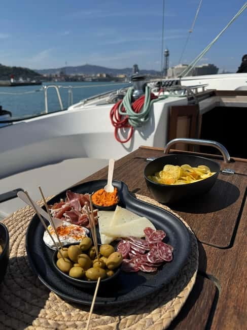 Private Sailboat Barcelona Luxury Boat + Aperitifs & Drinks - Ninety minutes along Barcelona’s coast