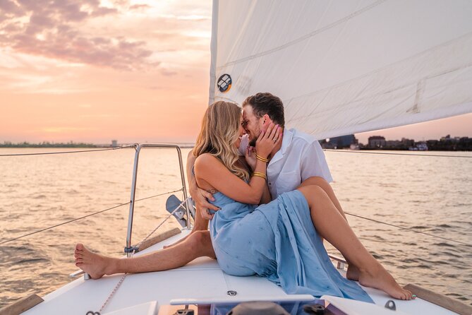 Private Sailing Charter with Captain, BYOB - USS Yorktown and the Wider Harbor