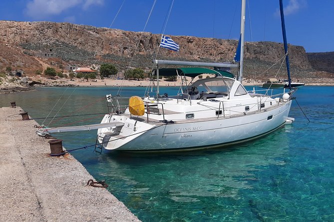 Private Sailing Cruise, Balos and Gramvousa with meal and drinks. - Two hours at Balos Lagoon