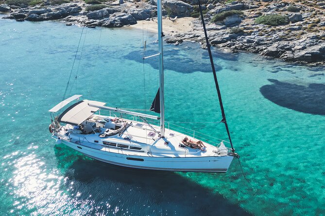 Private Sailing Cruise to Dia Island with Meal & Water Activities - Lunch on board: shrimp linguini and Cretan flavors