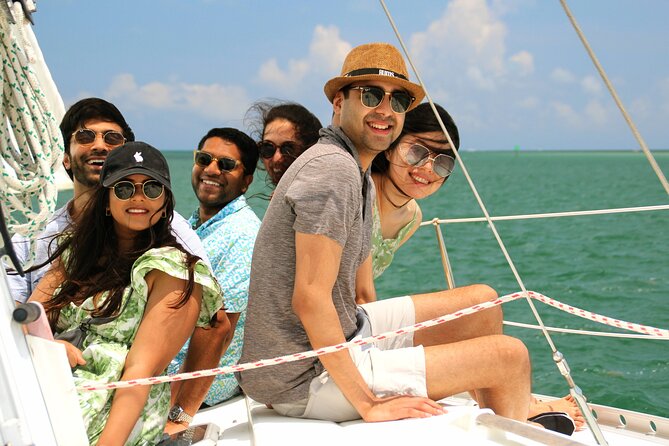 Private Sailing on the Miami Bay - Biscayne Bay - Key Biscayne and the Lighthouse