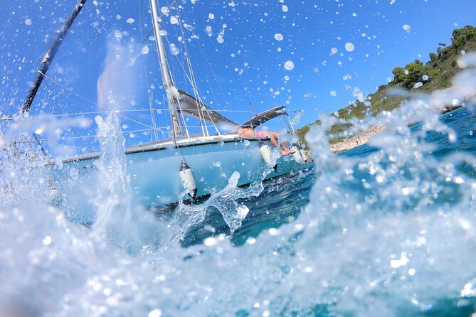 Private Sailing Tour with Snorkeling in Hvar Pakleni Islands - Mlini Beach: clear water and a choice of shore
