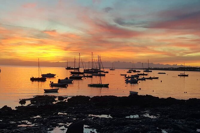 Private Sunset Sailing Tour from Corralejo Fuerteventura 3h - Anchoring south of Lobos for water time