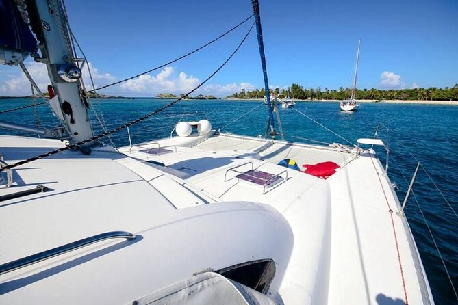 Puerto Rico Private Catamaran Sail from Fajardo - Snorkeling, swimming, and time on deck
