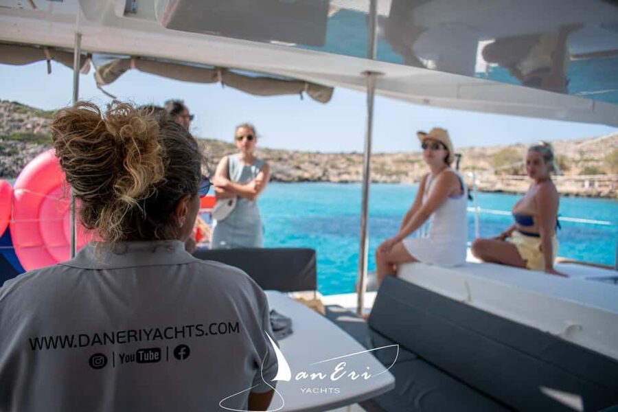 Rethymno: Sailing Catamaran Cruise with Meal & Drinks - A Clear-Water Stop Near Georgioupoli