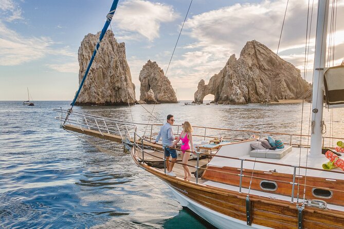 Romantic Sailboat Sunset: Live Music, Premium Bar & Dinner -Cabos - Sailing from Cabo Marina Tu Enamorado at 5 p.m.
